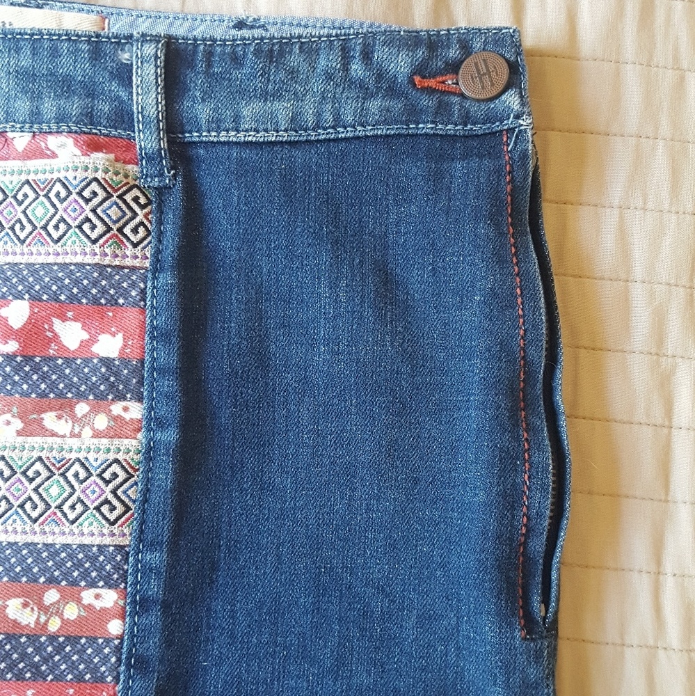 Anthropologie Holding Horses Denim Skirt - Picture 3 of 4
